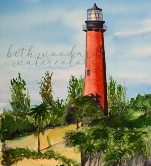 "Jupiter Lighthouse" Print