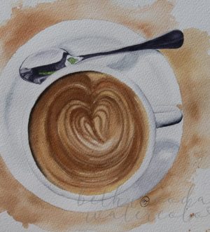 coffee with watermark