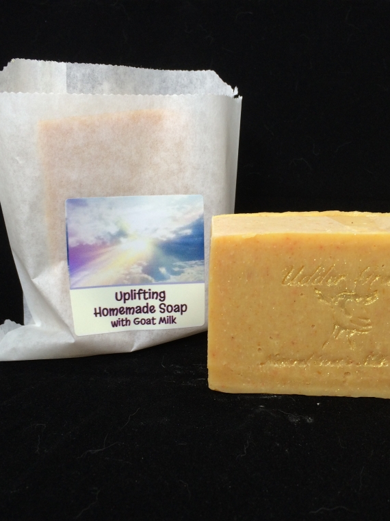Handmade soap with goat milk- uplifting scent