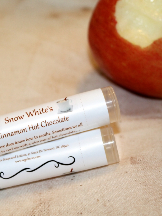 Snow White's cinnamon hot chocolate lip balm