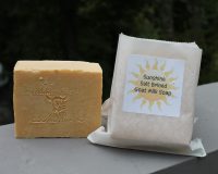 sunshine salt goat milk soap
