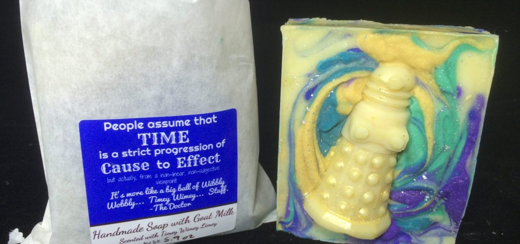 Doctor who inspired Dalek in time vortex soap