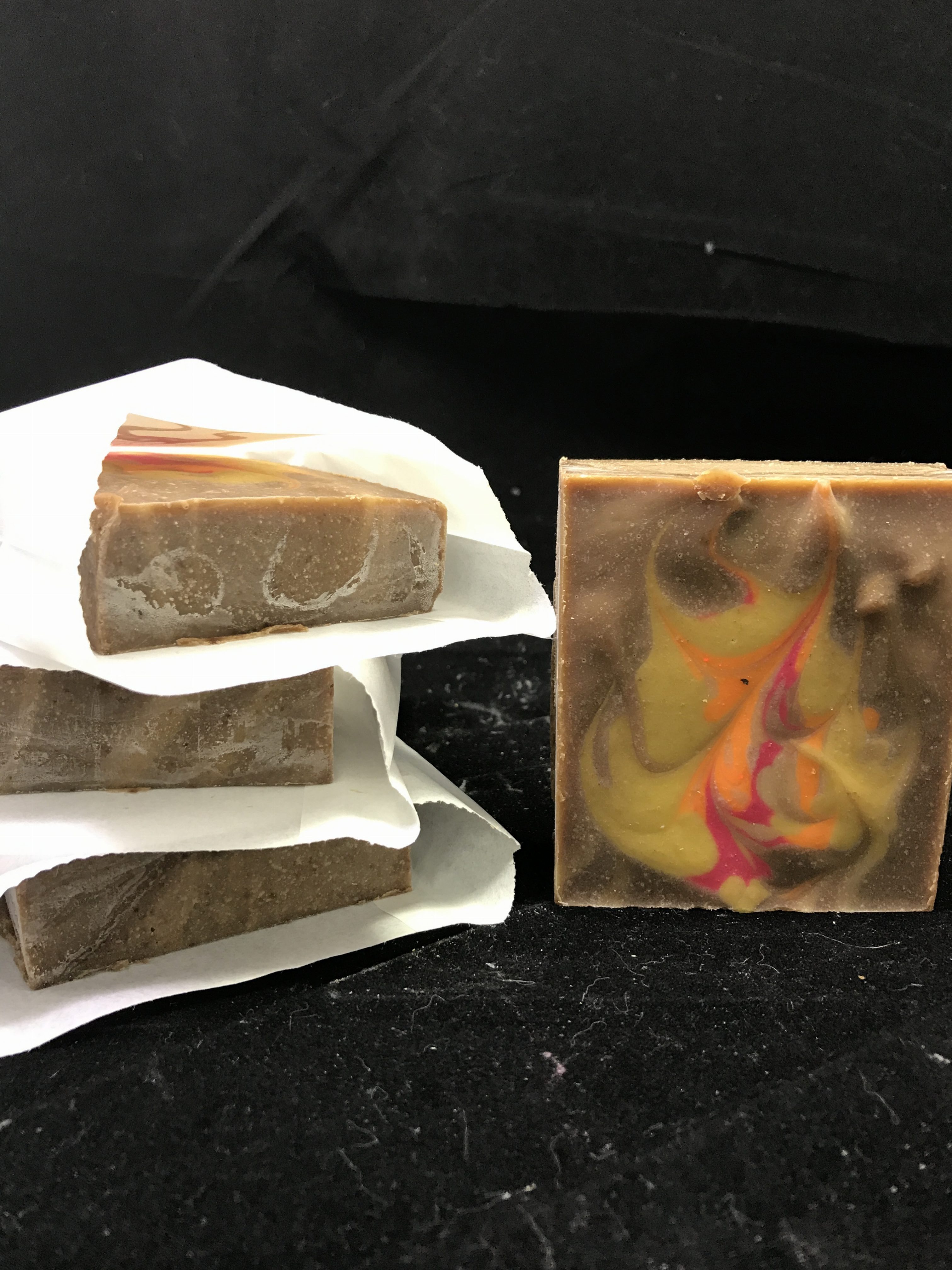 maleficent themed soap with goat milk