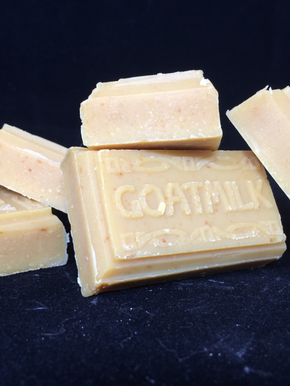 lemongrass triple butter trial size soap bars with goat milk