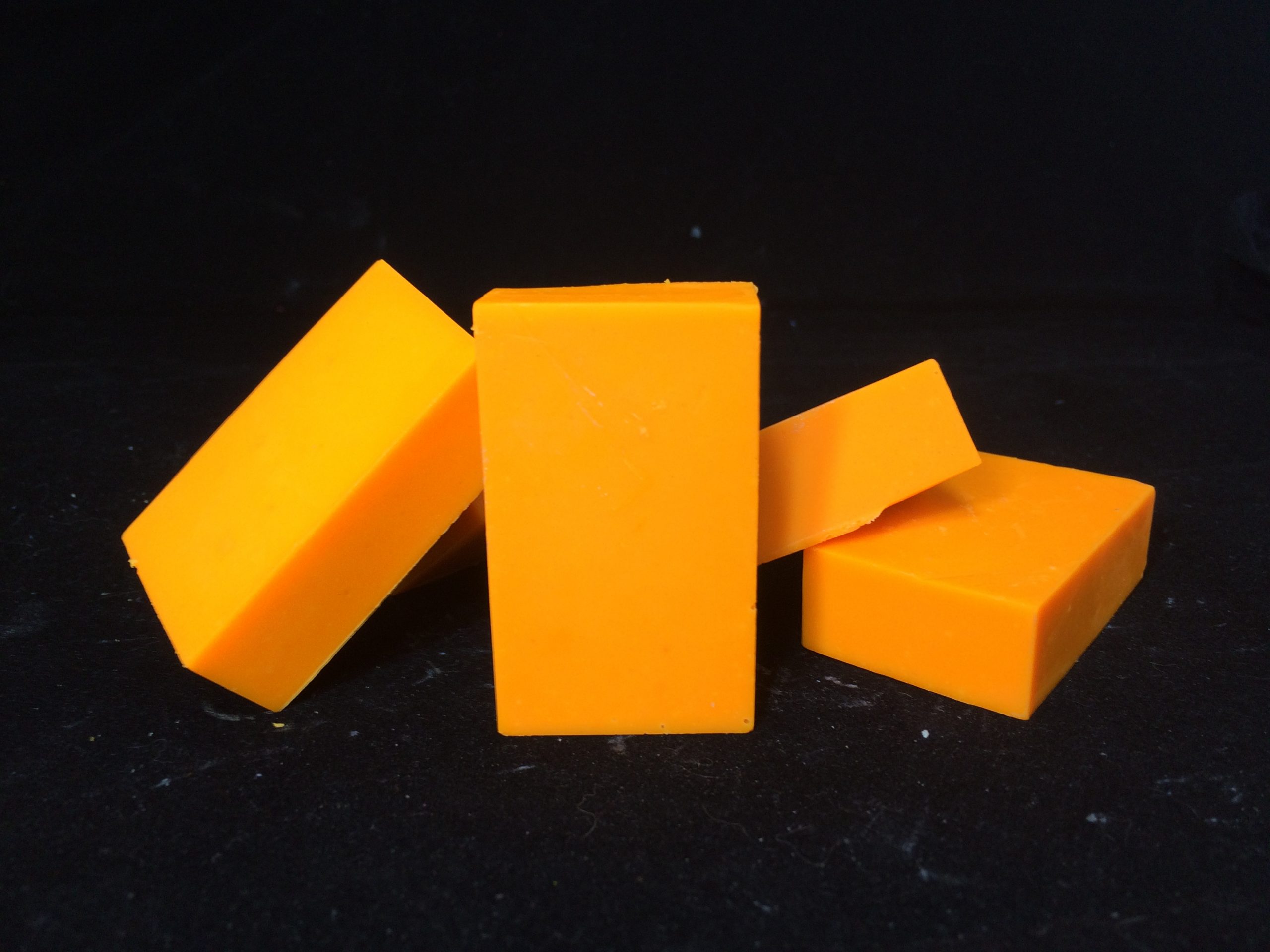 Tennessee orange trial size goat milk soap bars