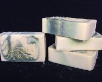 Winter Wonderland handmade soap with goat milk