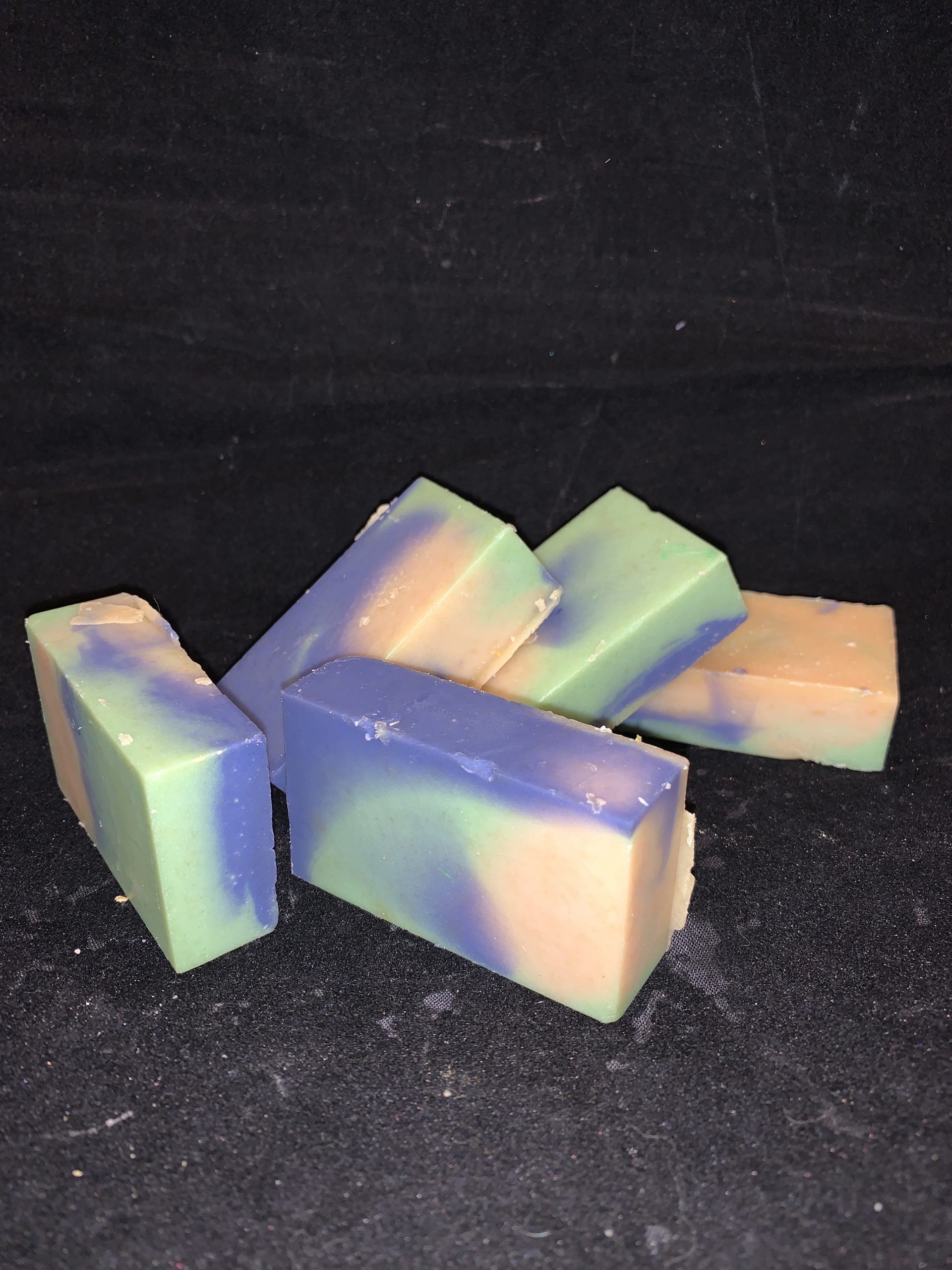 blueberry thyme trial size goat milk soap