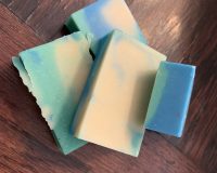 trial size cool water goat milk soap